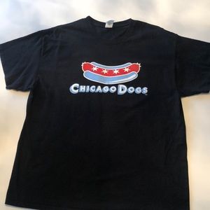 XL Black Chicago Dogs t-shirt